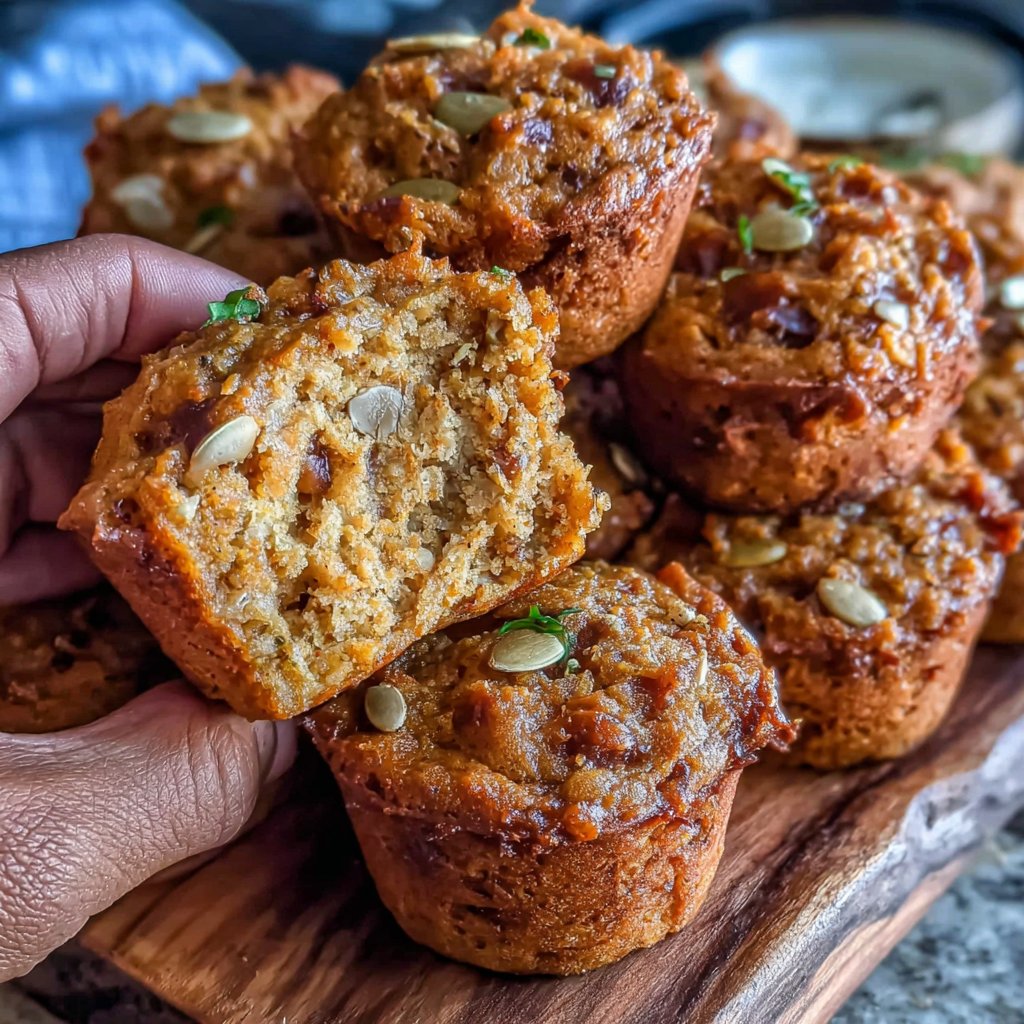 Pumpkin Protein Muffin Bites