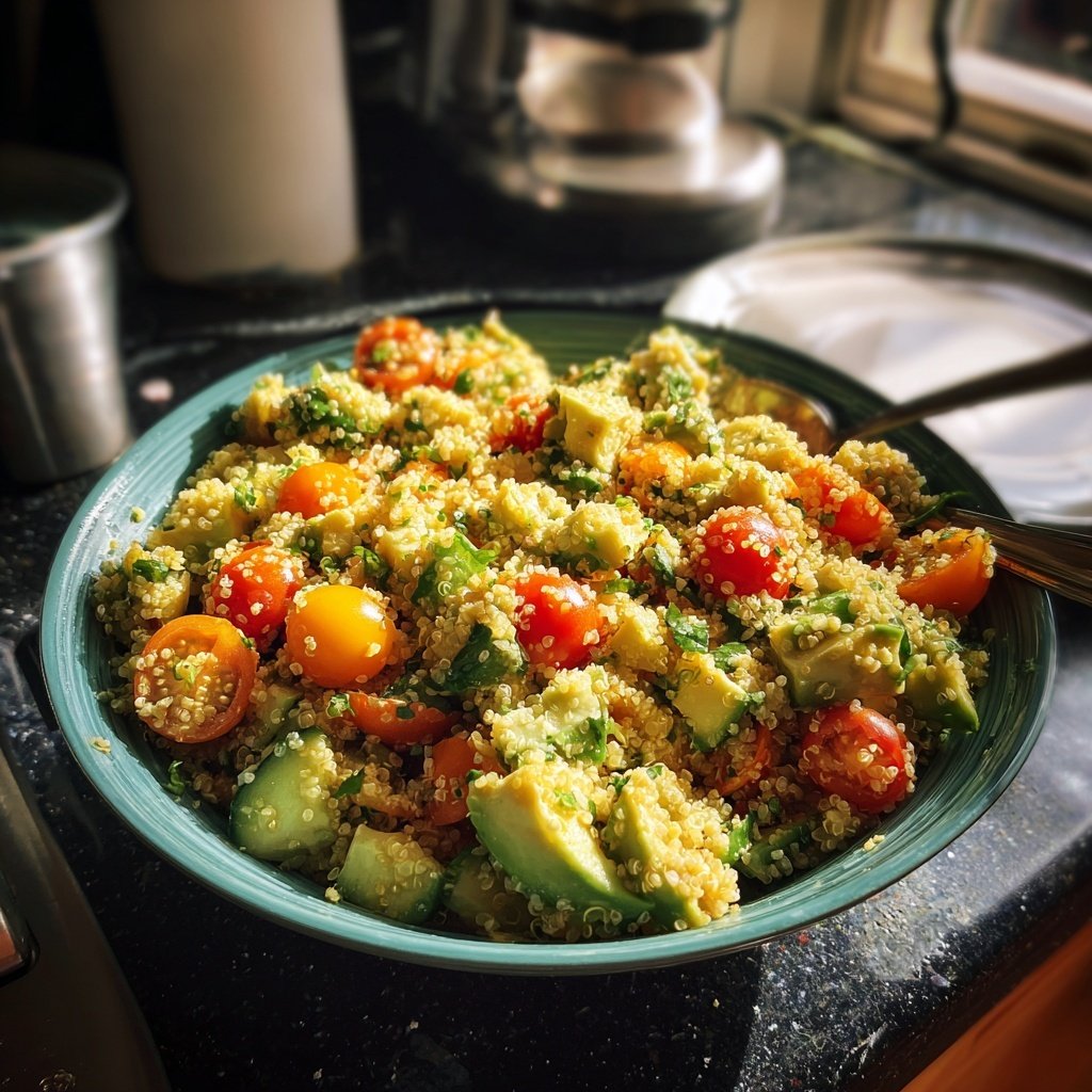 Healthy Avocado Quinoa Salad