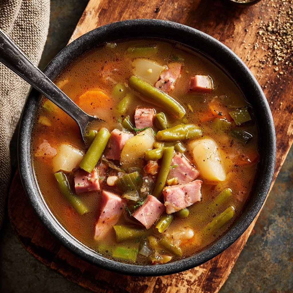 Ham and Bean Soup with Comfort Broth