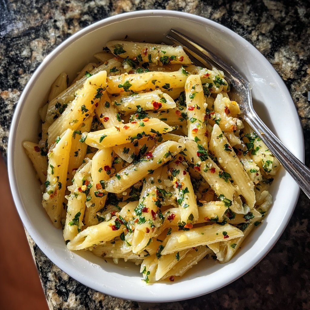 Quick Garlic Butter Pasta