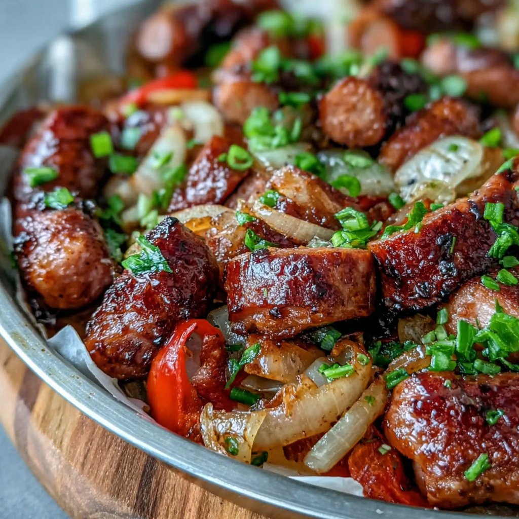 Chicken Apple Sausage Skillet