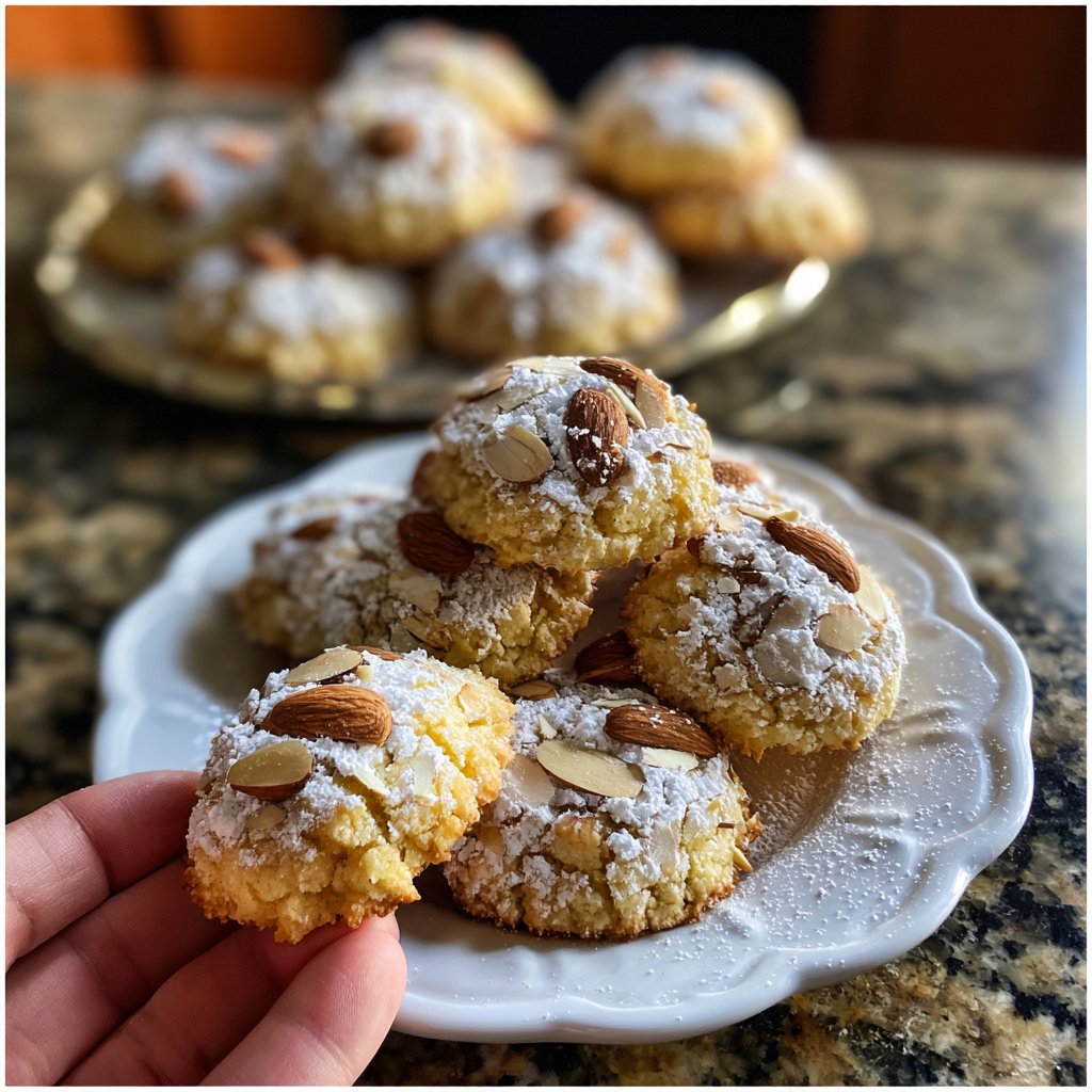 Delicate Almond Spring Cookies