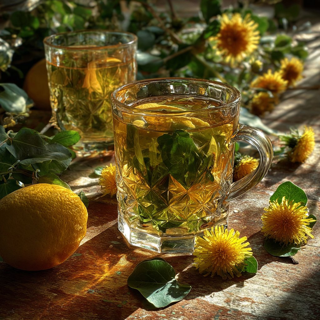 Herbal Dandelion and Citrus Brew