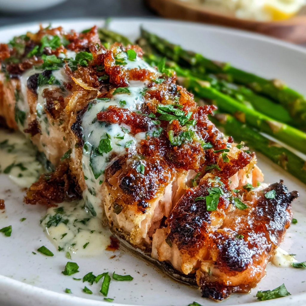 Baked Salmon with Asparagus