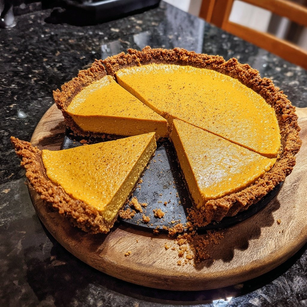 Festive Spiced Pumpkin Pie