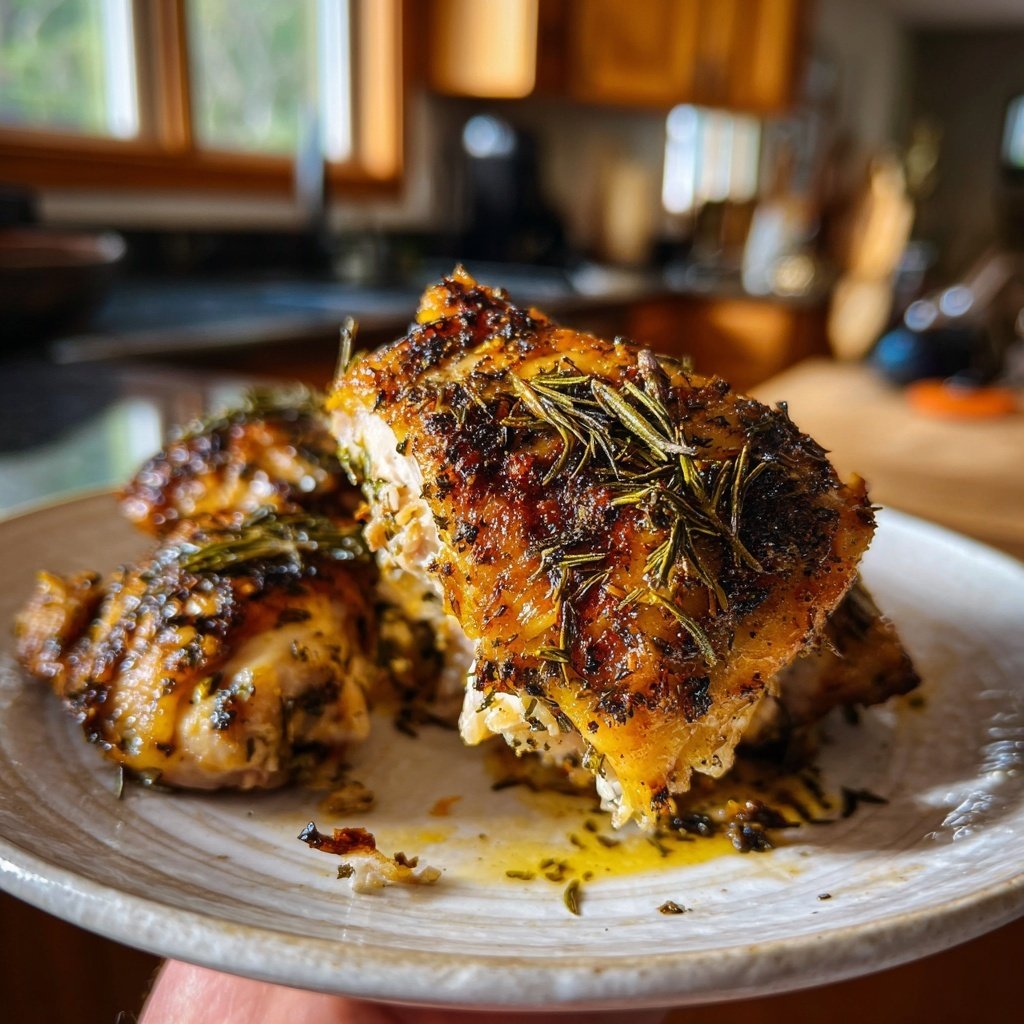 Rosemary Garlic Chicken Thighs